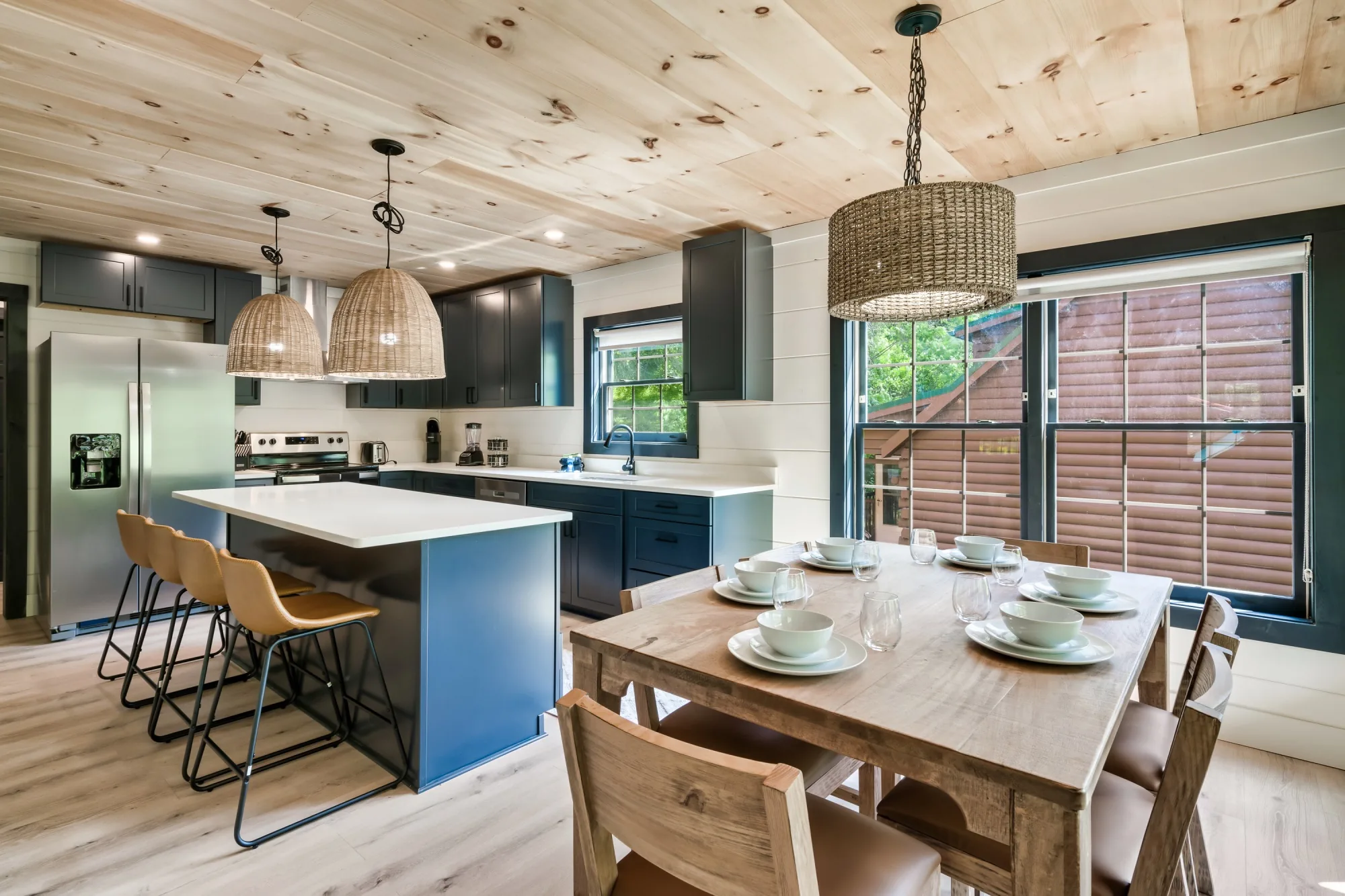 Luxury cabin kitchen
